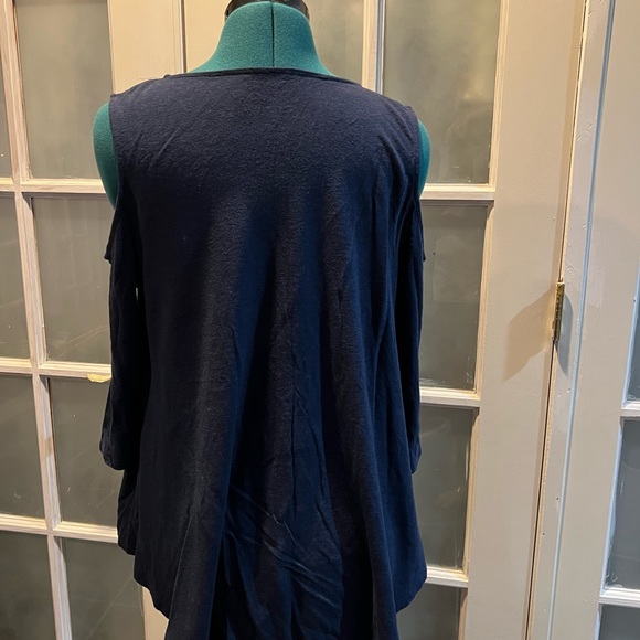 Cold Shoulder Heather Tunic - Picture 3 of 4